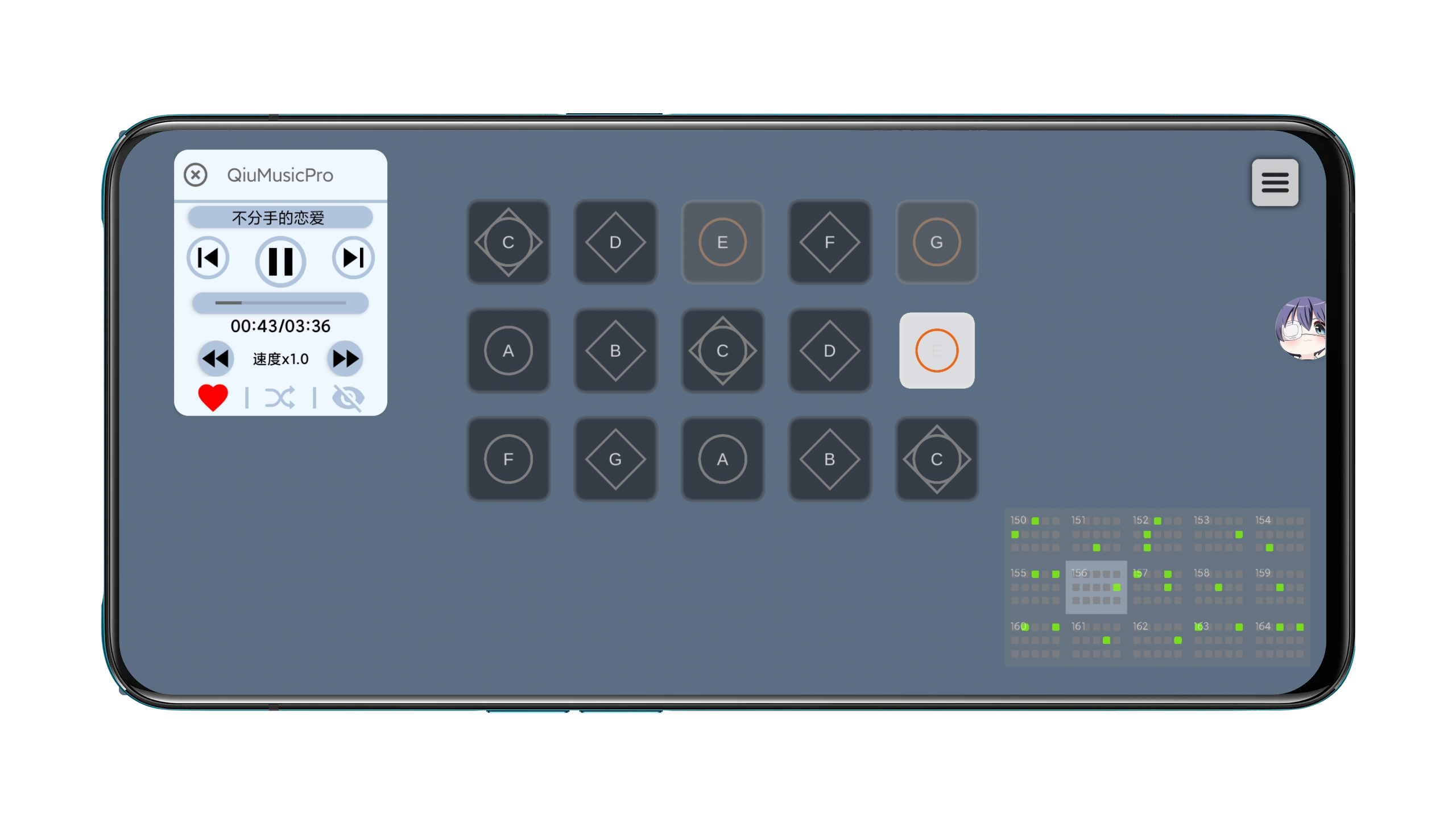游戏自动弹琴界面
